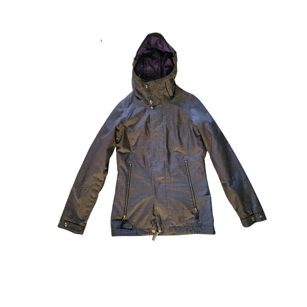 Burton Dryride Gray Jacket with Hood - Picture 3 of 10